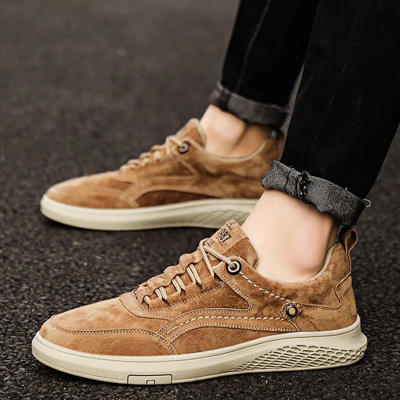 Leah | Damen Modische Orthopädische Wildleder Sneaker