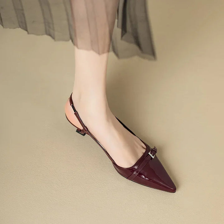 Isabell | Damen Sommer Orthopädische Kitten Heels