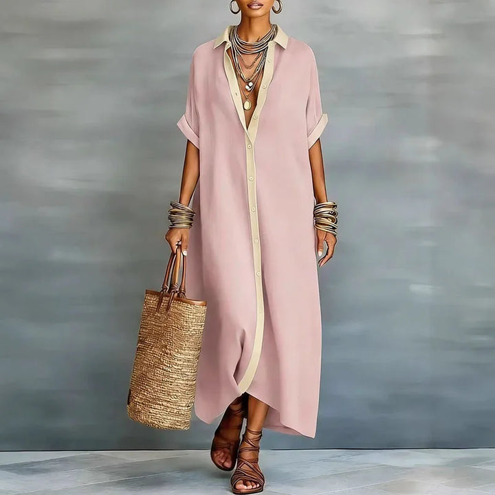 Brigitte | Damen Sommer Maxi Sonnenkleid
