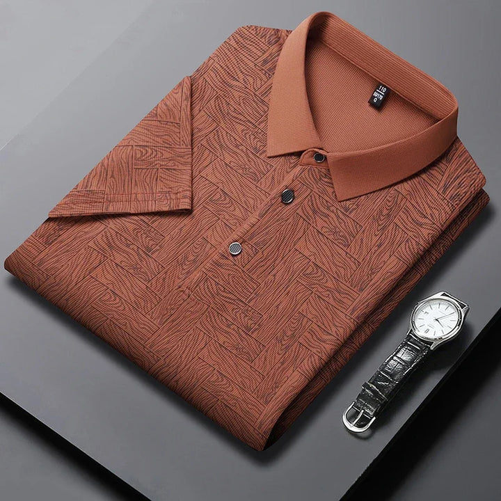 Bastian | Herren Casual Kurzarm Poloshirt Mit Print