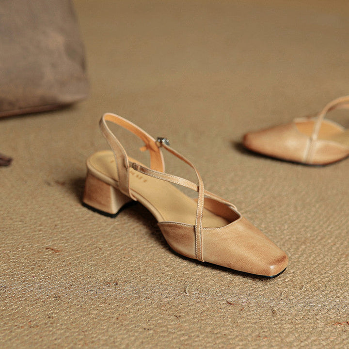 Violet | Damen Elegante Leder High Heels