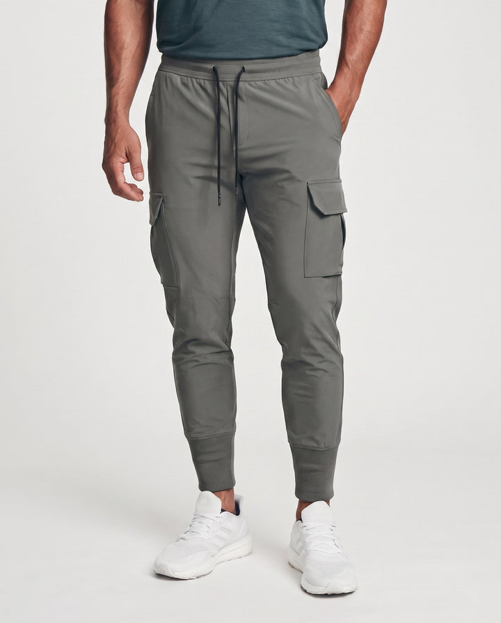 Ethan | Herren Technische Slim Fit Cargo Jogginghose