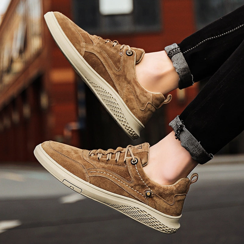 Leah | Damen Modische Orthopädische Wildleder Sneaker