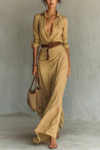 Stefanie | Women's Flowing Wrap Maxi Dress