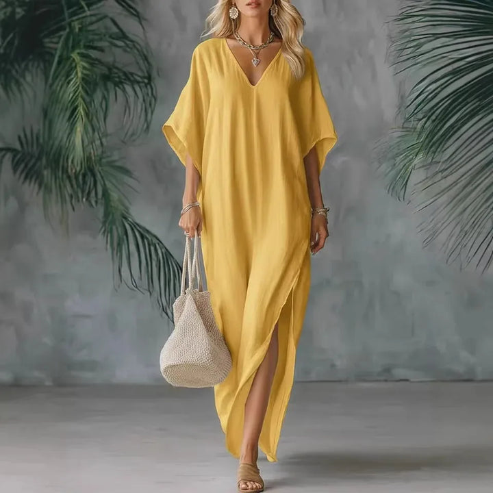 Elina | Damen Sommer Lockeres Maxikleid