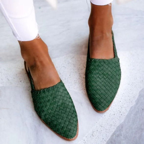 Janina | Damen Sommer Orthopädische Slip-on Pantoletten