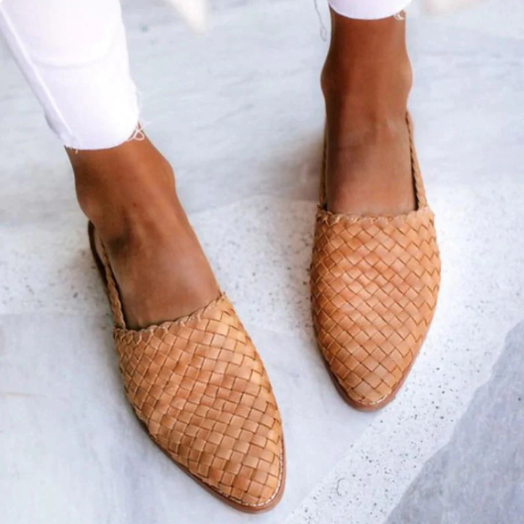 Janina | Damen Sommer Orthopädische Slip-on Pantoletten