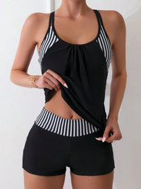Sandra | Costume tankini estivo da donna con schiena a vogatore