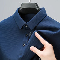 Tobias | Polo casual da uomo a maniche corte con struttura a coste