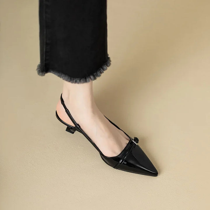 Isabell | Damen Sommer Orthopädische Kitten Heels
