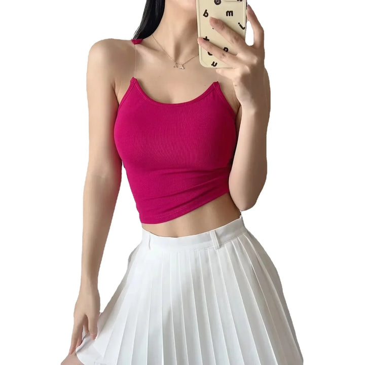 Natalie | Damen Casual Schlankmachendes Tanktop