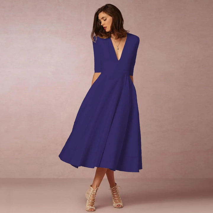Tilda | Damen Elegantes A-Linien Abendkleid