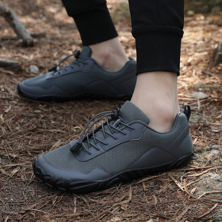 Andreas | Herren Elastische Schnürung Wander Barfußschuhe