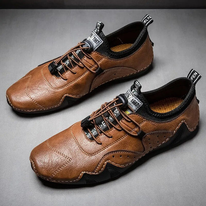 Virex | Herren Perforierte Schnürung Orthopädische Schuhe