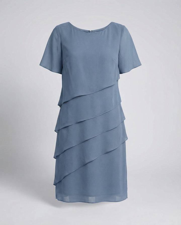 Sophie | Damen Casual Kurzarm Midikleid