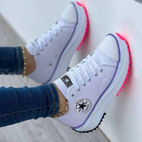 Carolina | Damen Trendige Plateau Sneaker