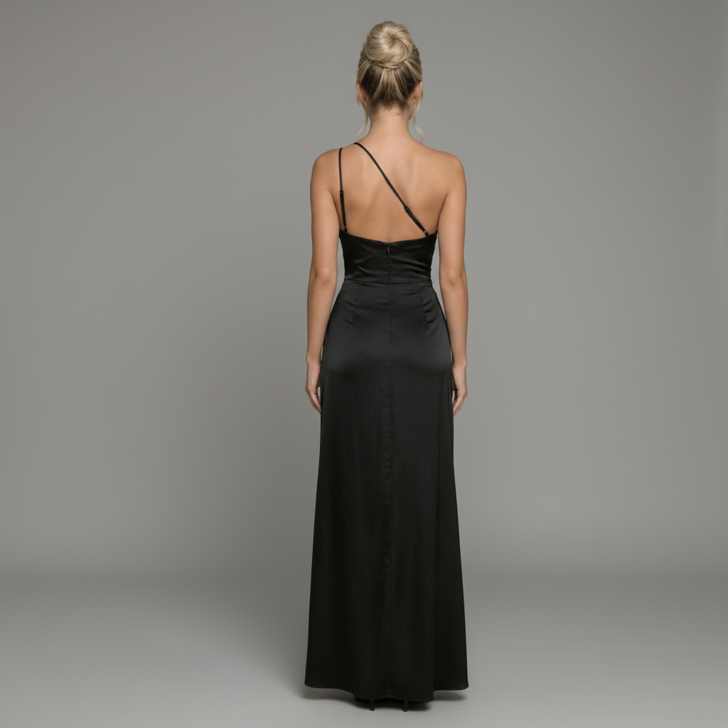 Brooklyn | Damen One-Shoulder Hochzeitsgäst Abendkleid