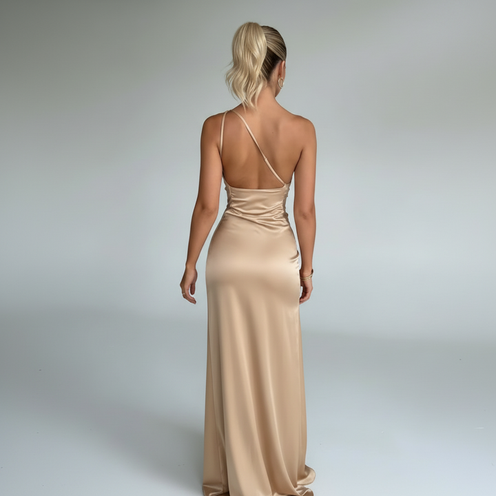 Brooklyn | Damen One-Shoulder Hochzeitsgäst Abendkleid