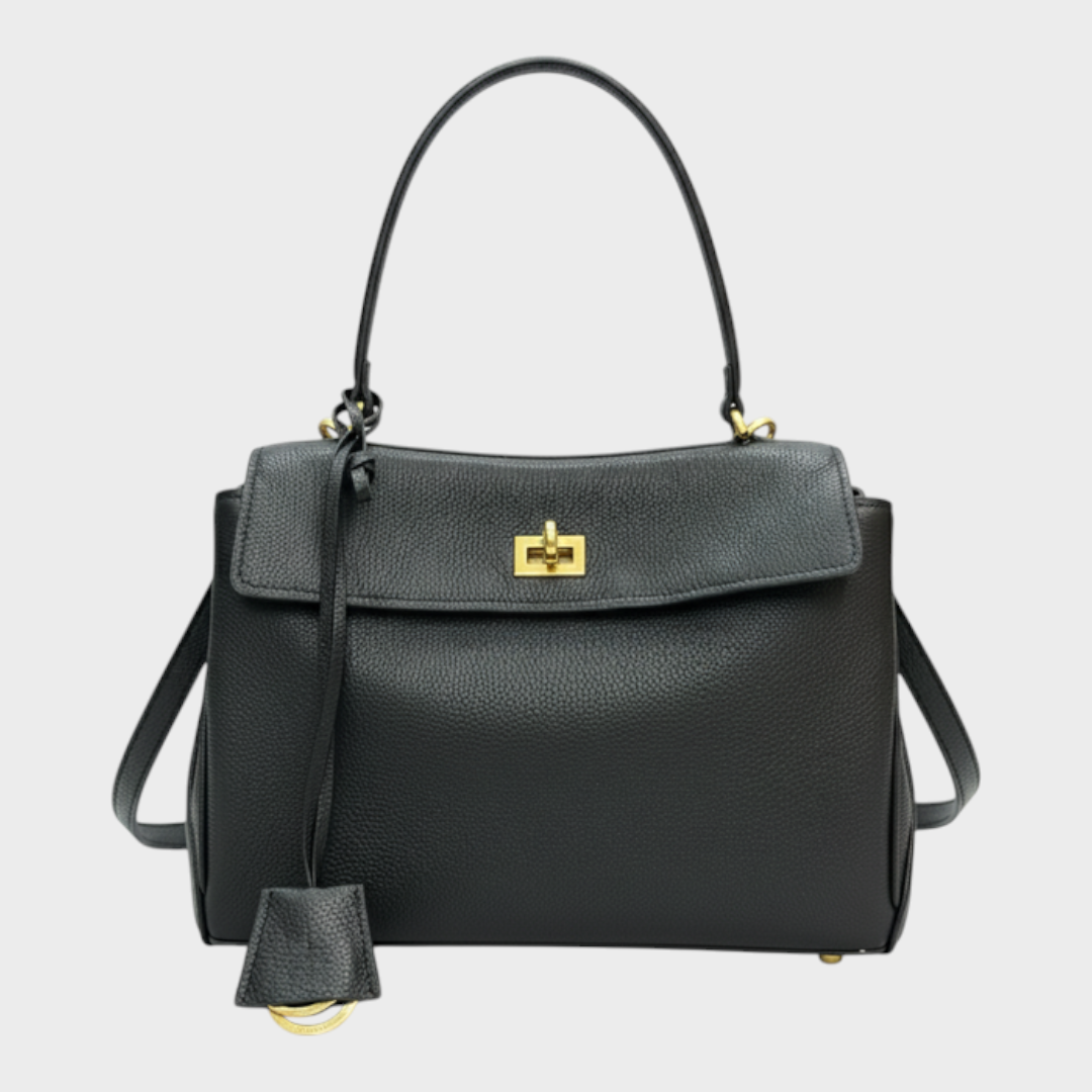 Eva | Damen Zeitlose Leder Schultertasche