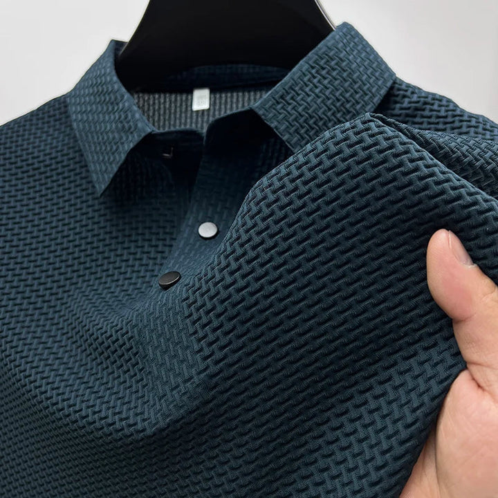 Hedwig | Herren Poloshirt mit Kurzarm und gerippter Struktur