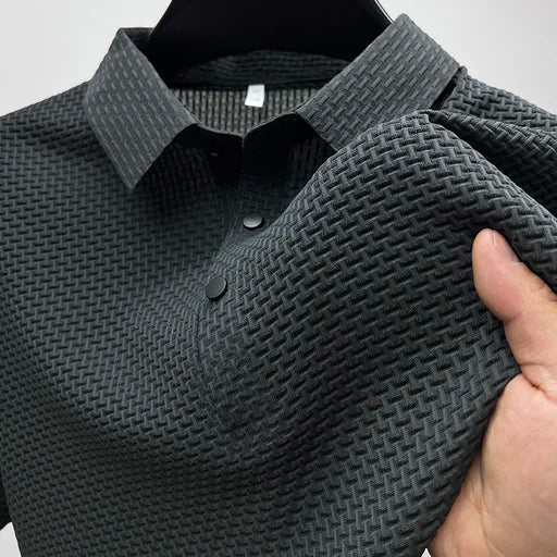 Hedwig | Herren Poloshirt mit Kurzarm und gerippter Struktur