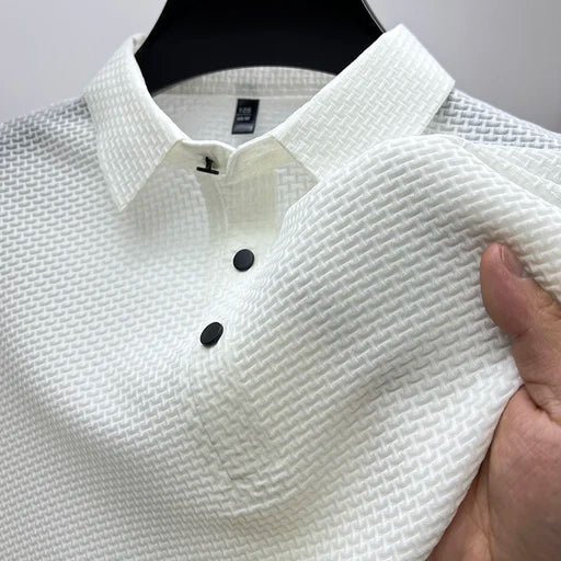 Hedwig | Herren Poloshirt mit Kurzarm und gerippter Struktur