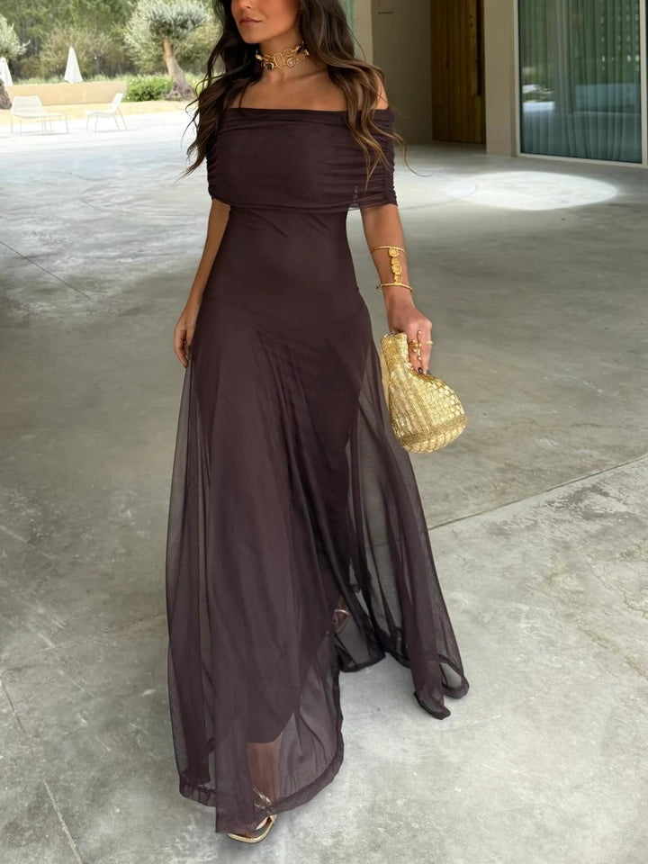 Johanna | Damen Sommer MaxiTrägerkleid