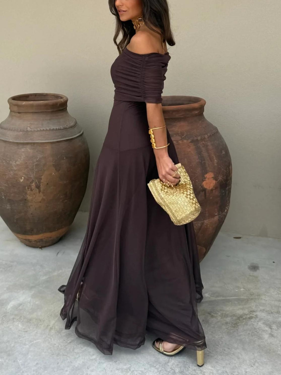 Johanna | Damen Sommer MaxiTrägerkleid