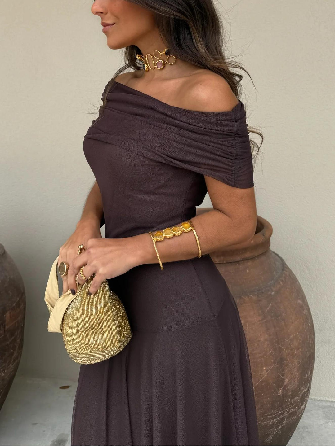 Johanna | Damen Sommer MaxiTrägerkleid