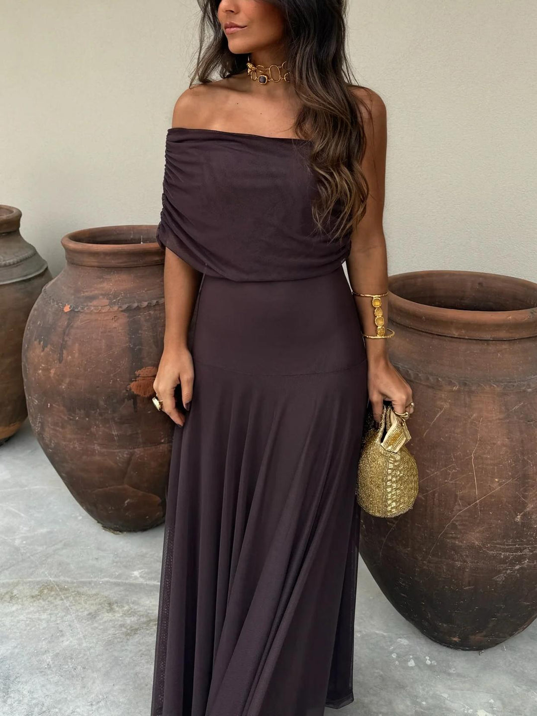Johanna | Damen Sommer MaxiTrägerkleid