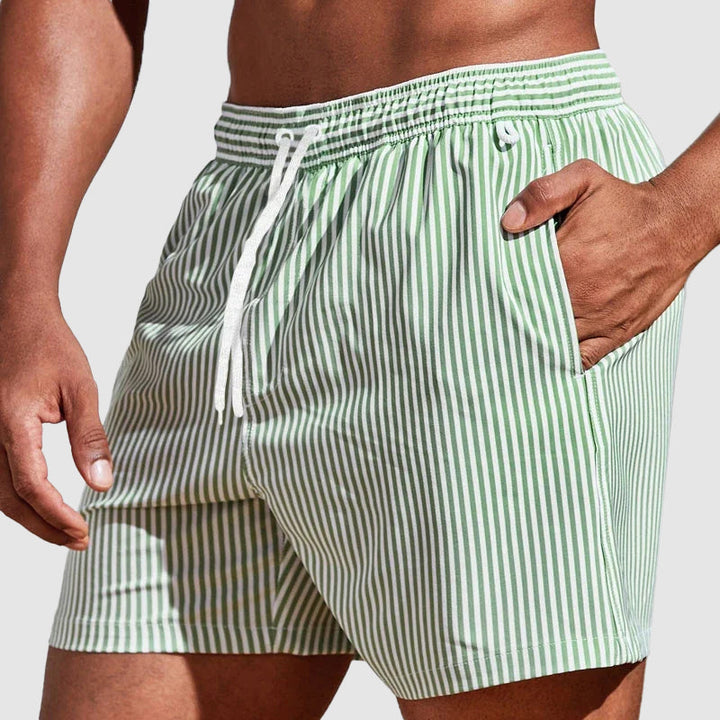 Milo | Herren Beach Schnelltrocknende Gestreifte Badehose