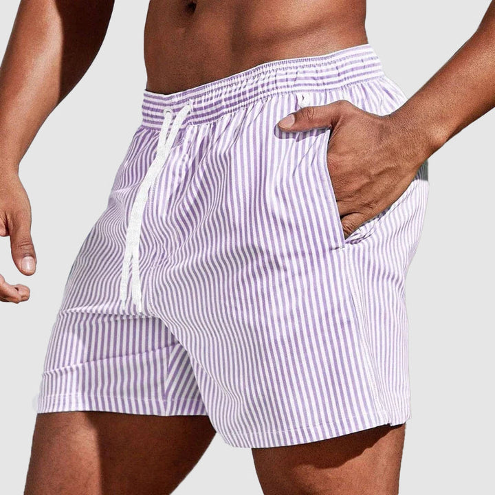 Milo | Herren Beach Schnelltrocknende Gestreifte Badehose
