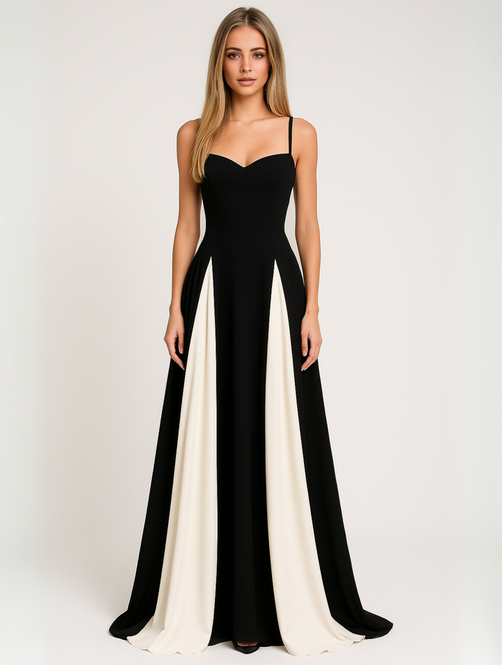 Kerstin | Damen Brautjungfernkleid Maxikleid im Formellen Stil für Hochzeiten