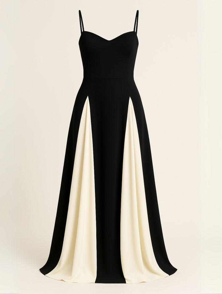 Kerstin | Damen Brautjungfernkleid Maxikleid im Formellen Stil für Hochzeiten