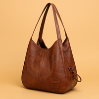 Patrizia | Damen Vintage Lederhandtasche Set mit Zeitlosem Charme