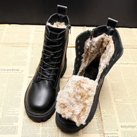 Muriel | Damen Klassische Plateau Stiefel Boots