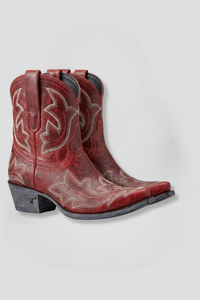 Eva | Damen Casual Bestickte Cowboystiefel