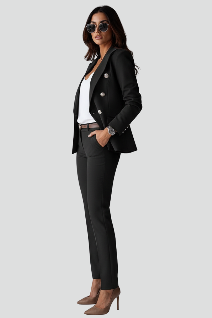 Lana | Damen Elegantes Zweiteiliges Blazer Anzug Set