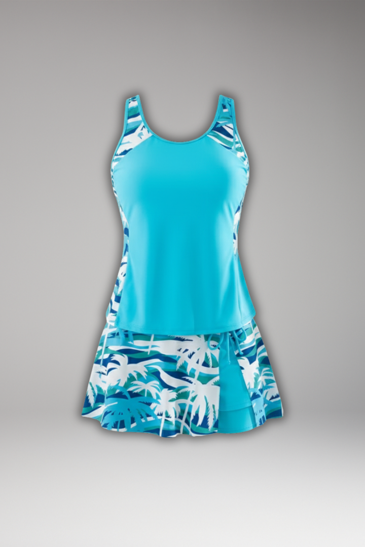 Jessica | Damen-Sommer Rock Tankini Bademode