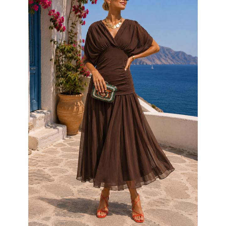 Jezbe | Damen Sommerliches Maxi Abendkleid