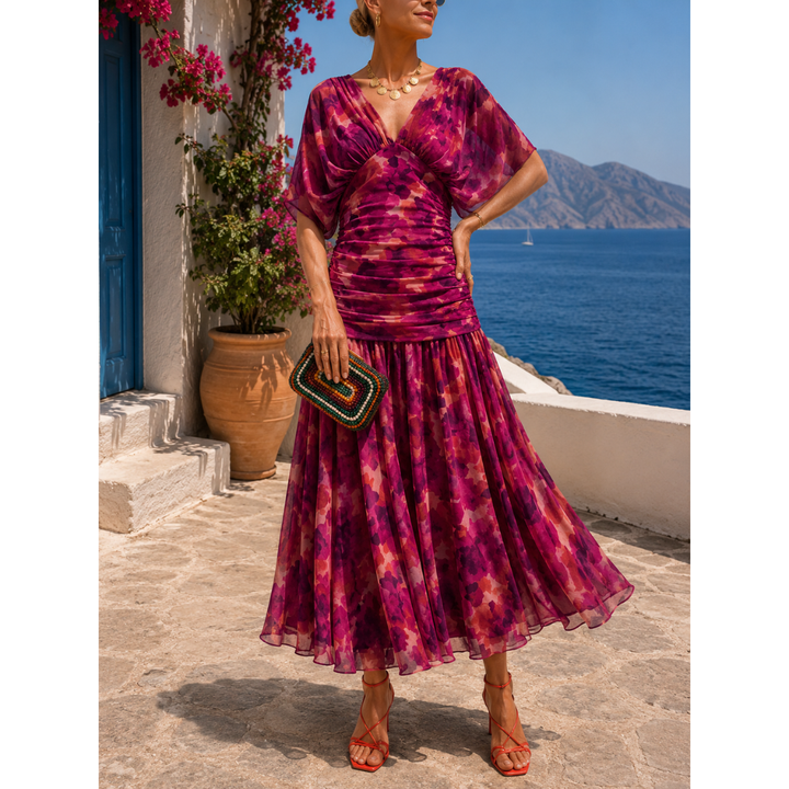 Jezbe | Damen Sommerliches Maxi Abendkleid