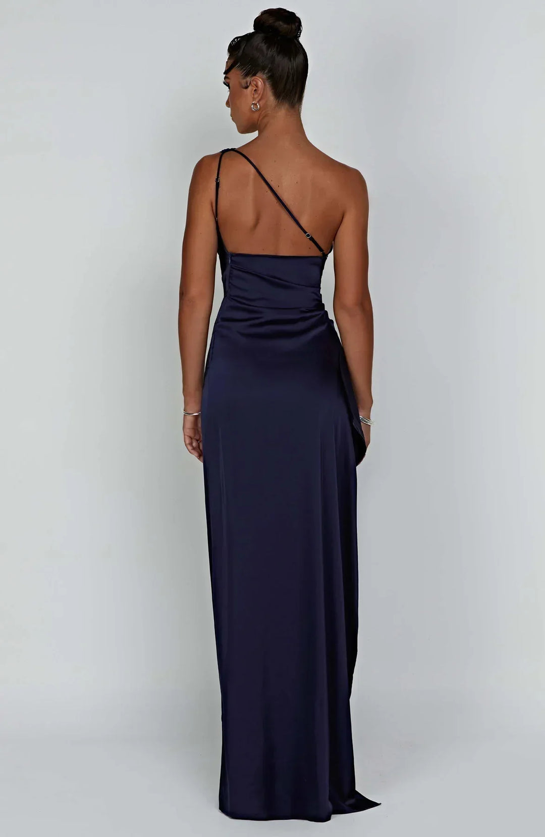 Emilia | Damen Elegantes Ein Schulter Ausschnitt Maxikleid