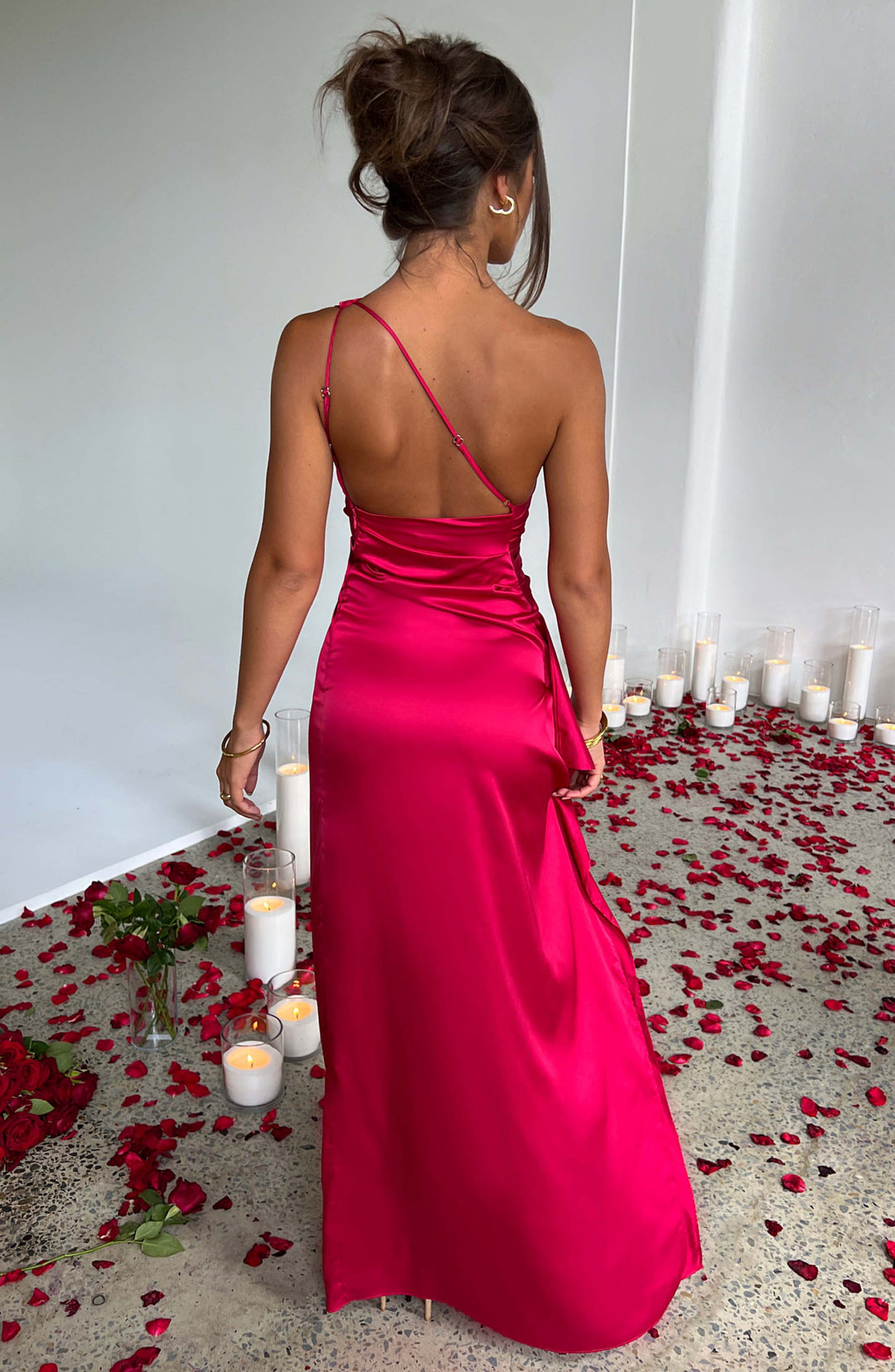 Marlene | Damen Sommer Hoher Beinschlitz Hochzeitsgastkleid