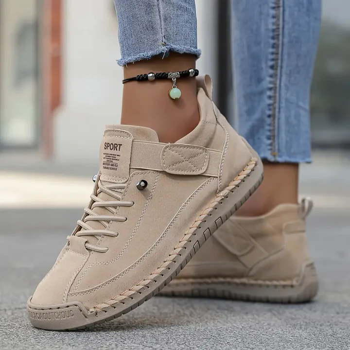 Sandrine | Damen Klassische Orthopädische Walking Sneaker