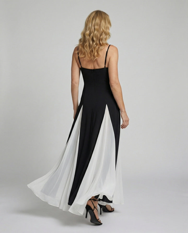 Rosa | Damen Maxikleid mit Elegantem Schlitz und fließender Silhouette