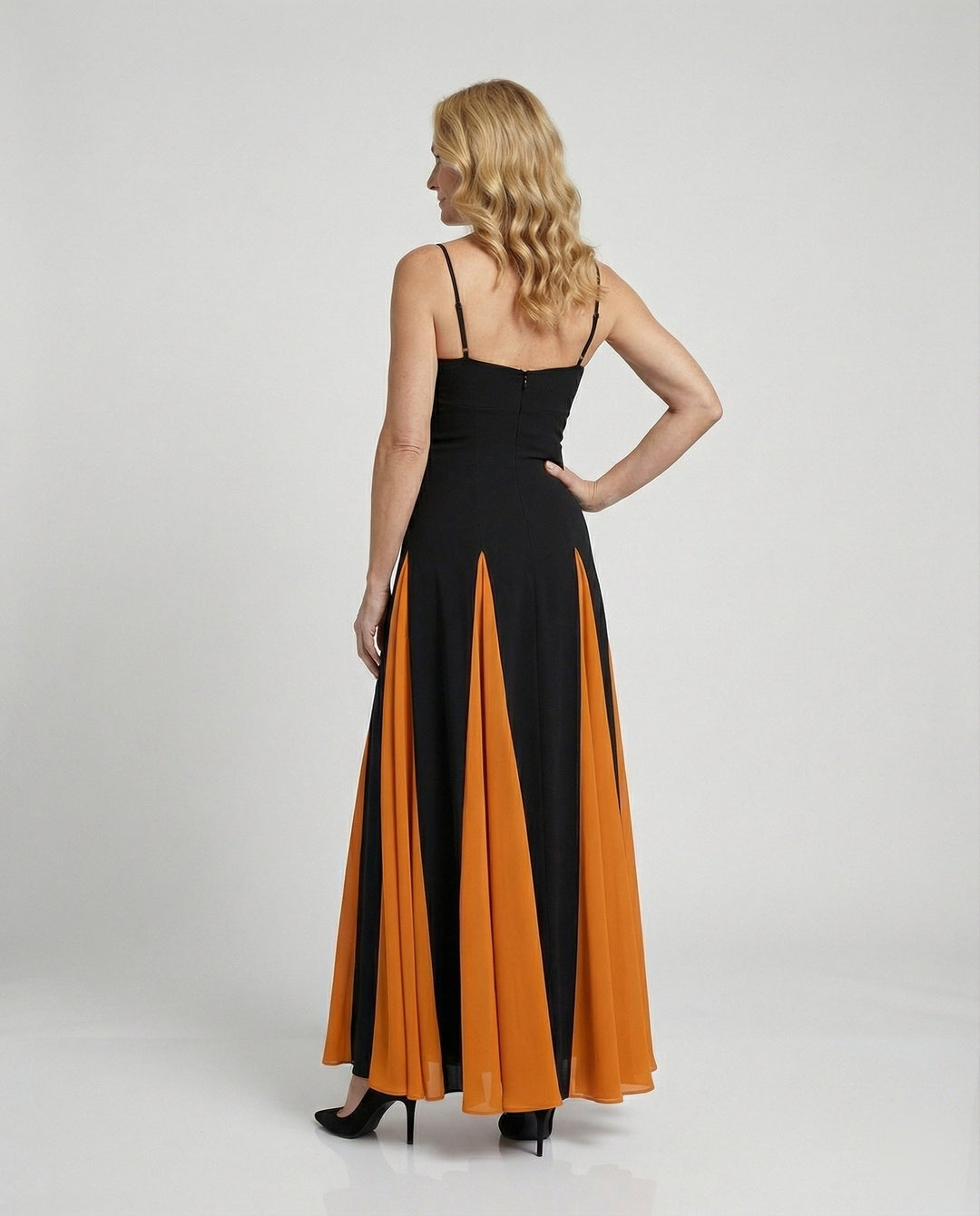 Ida | Damen Elegantes Maxi Abendkleid mit Hohem Schlitz