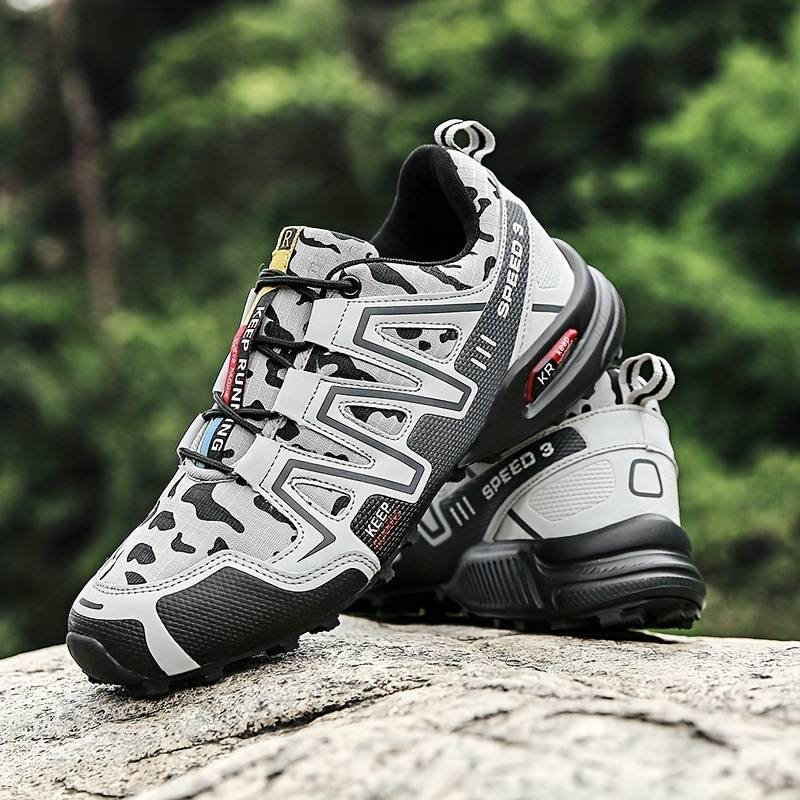 Leon | Unisex Schnürung Profilsohle Wanderschuhe