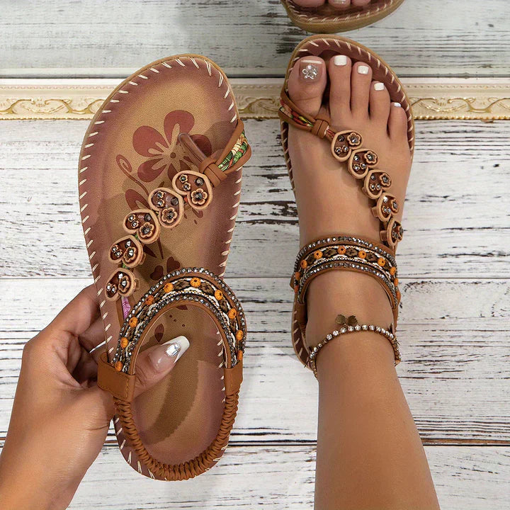 Daniela | Damen Klassisch Zehensteg Orthopädische Sandalen