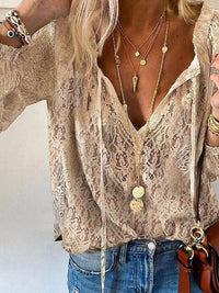 Olivia | Damen Lässige Boho Bluse
