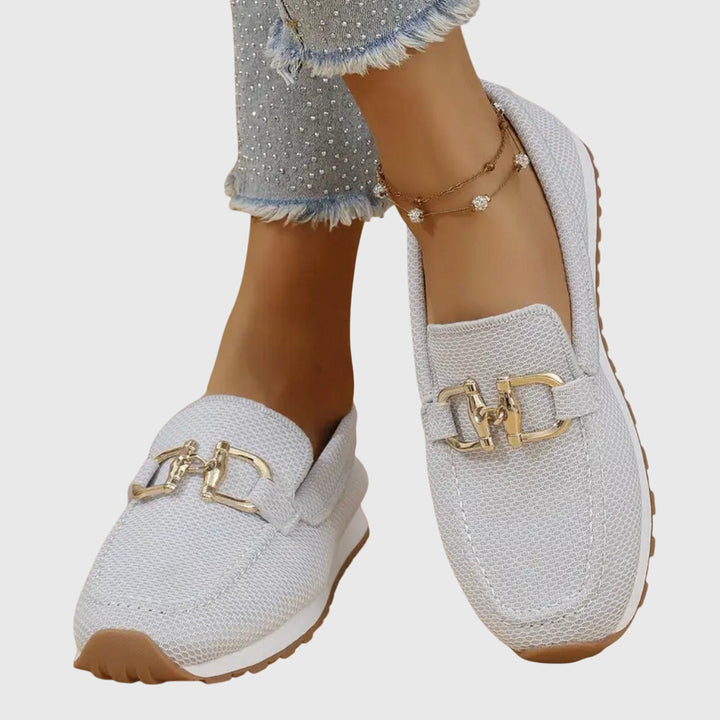 Marianne | Damen Sportlicher Loafer Sneaker mit Schnalle
